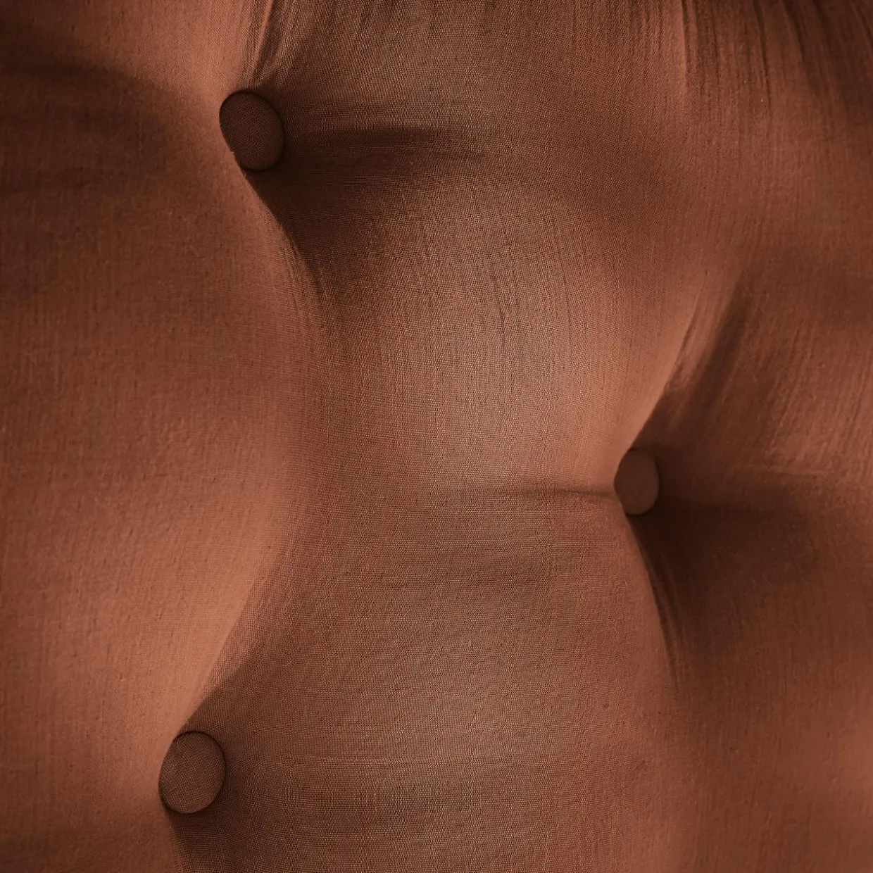 Tête de lit coussin gaze de coton (80 x 50 cm) Gaïa Terracotta