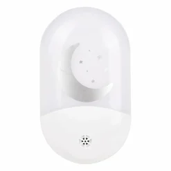 Veilleuse enfant secteur (H10 cm) Lune Blanche