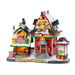 Village de Noël Lemax lumineux Usine à Ourson