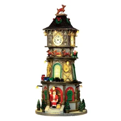 Village de Noël Lemax lumineux, musical et animé Christmas Clock Tower