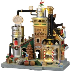 Village de Noël Lemax lumineux, musical et animé Usine de Truffes chocolatées de Noël