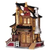 Village de Noël Lemax lumineux Boutique chocolaterie de Lucy