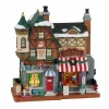 Village de Noël Lemax à piles lumineux Boutique de jouet La liste du Père Noël