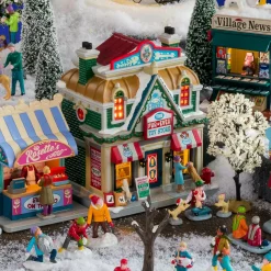 Village de Noël Lemax à piles lumineux Boutique de jouets Fur-Ever