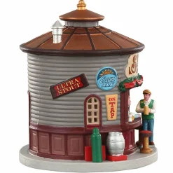 Village de Noël Lemax à piles lumineux Le kiosque Stout Shack