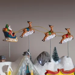 Village de Noël lumineux et musical Nuit de Noël
