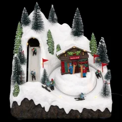 Village de Noël lumineux Pistes de ski