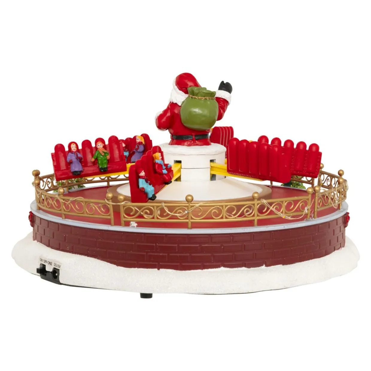 Village de Noël musical et animé (H29 cm) Manège à sensation