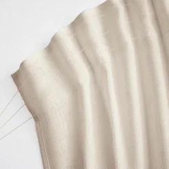 Voilage galon fronceur effet lin (140 x 240 cm) Robin Beige