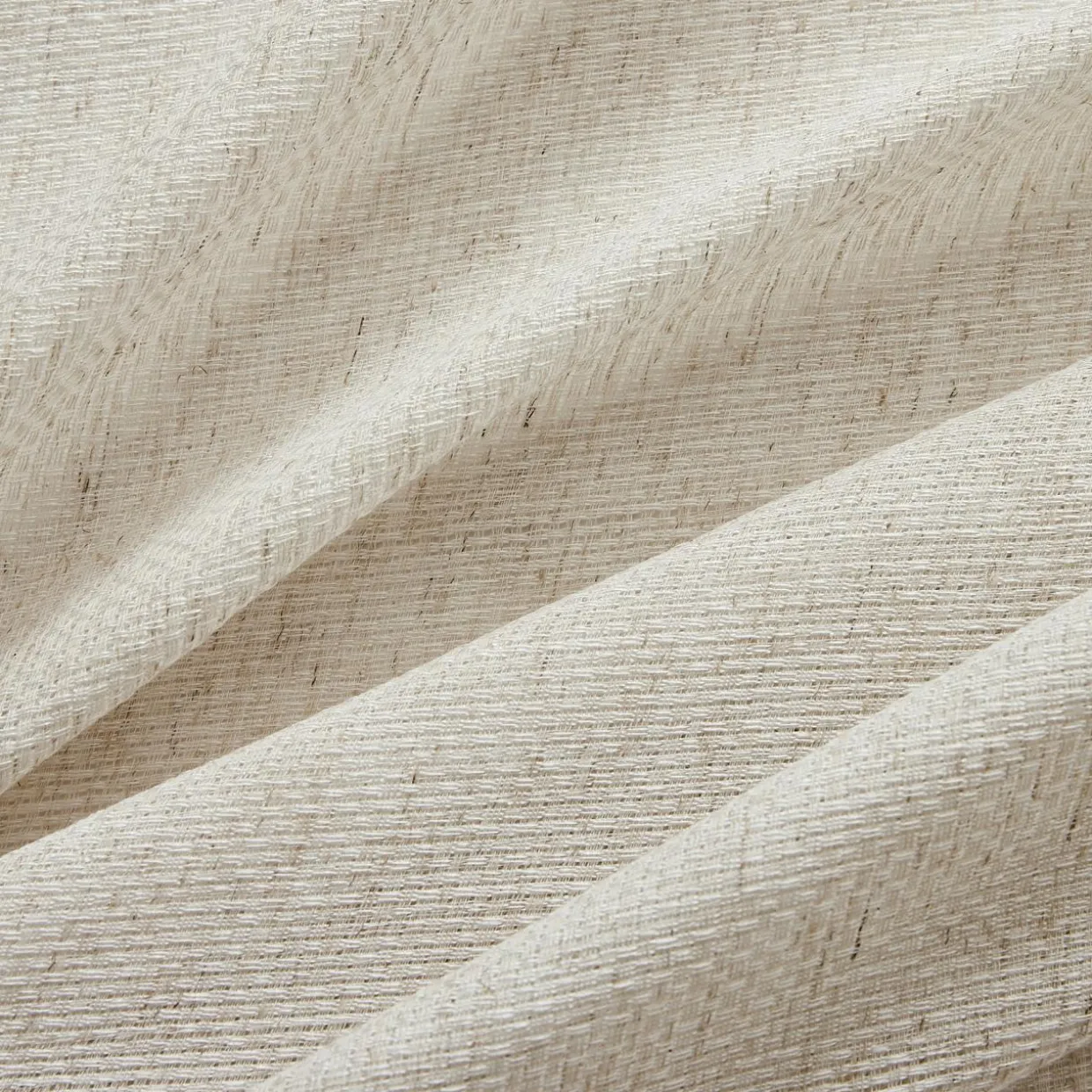 Voilage galon fronceur effet lin (280 x 240 cm) Luca Beige
