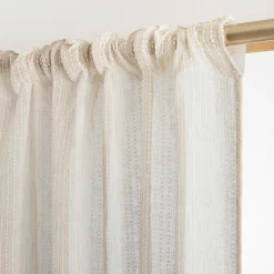 Voilage galon fronceur (140 x 240 cm) Arthur Beige