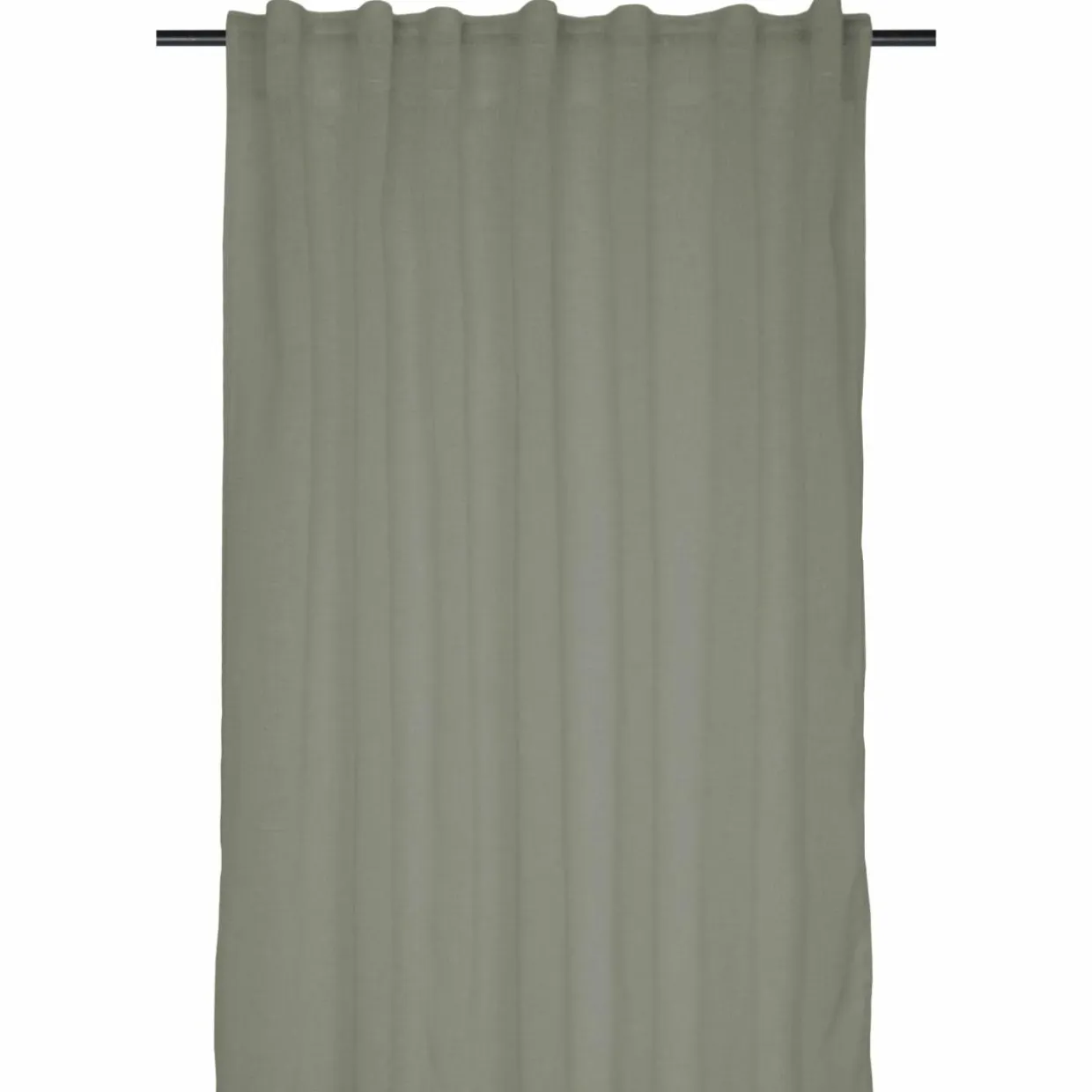 Voilage galon fronceur (140 x 260 cm) Madrid Vert kaki