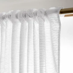 Voilage galon fronceur (280 x 240 cm) Maël Blanc
