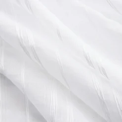 Voilage galon fronceur (280 x 240 cm) Théo Blanc