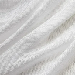 Voilage grande largeur effet lin (400 x 240 cm) Luca Blanc