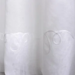 Voilage grande largeur œillets (240 x 240 cm) Solis Blanc
