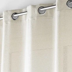 Voilage œillets effet lainage (140 x 240 cm) Loulaine Beige
