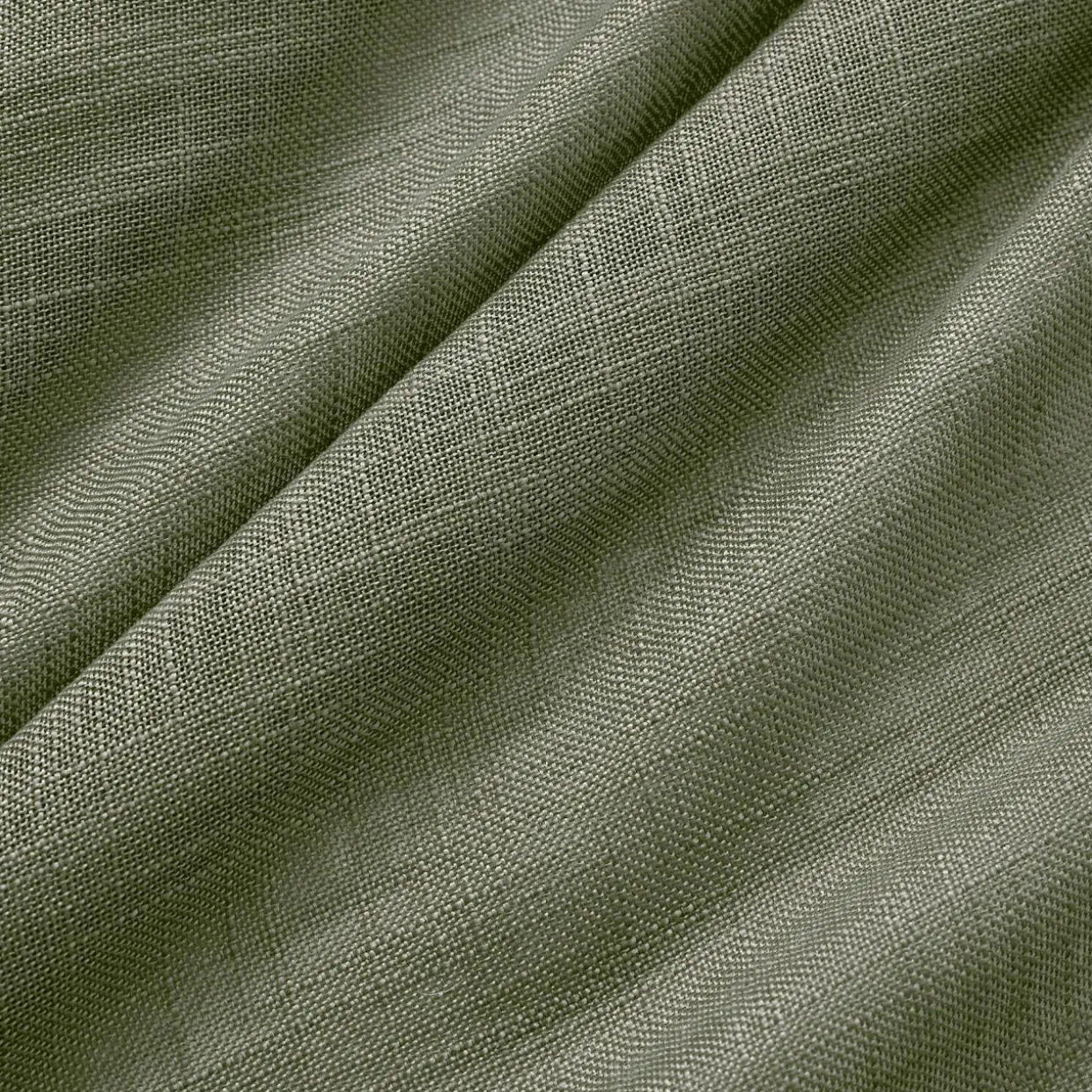 Voilage œillets effet lin (140 x 280 cm) Robin Vert romarin