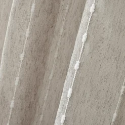 Voilage œillets pompons (140 x 280 cm) Axel Beige