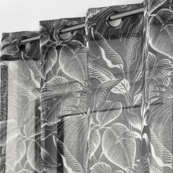 Voilage œillets (140 x 240 cm) Cabana Noir