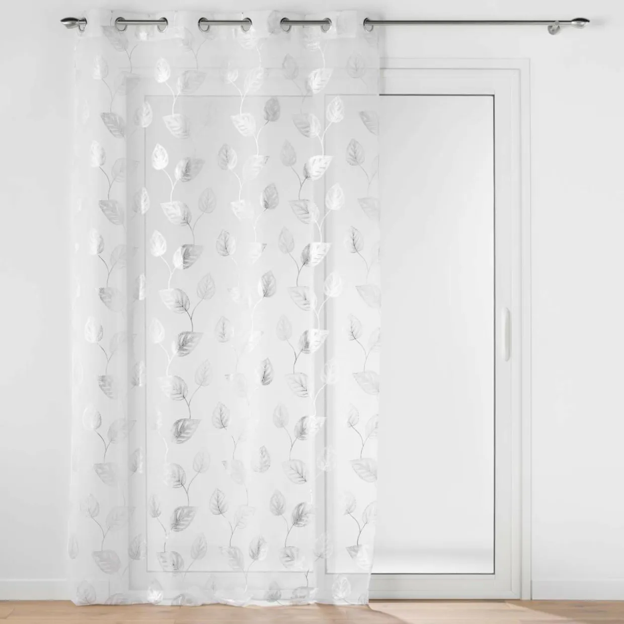Voilage œillets (140 x 240 cm) Edelia Argent