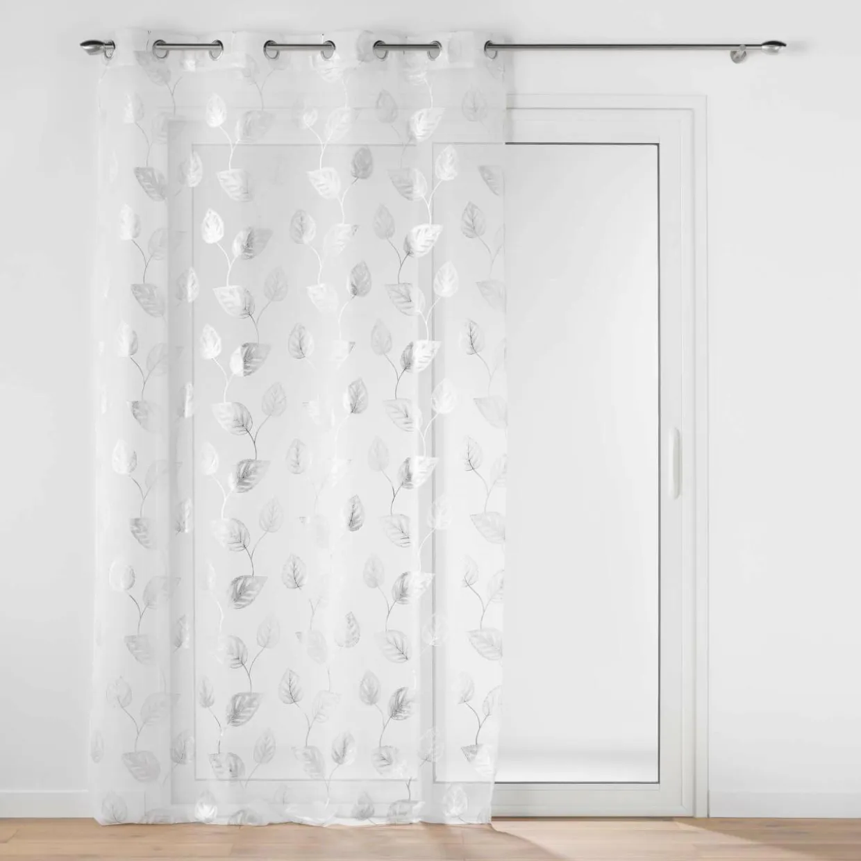 Voilage œillets (140 x 280 cm) Edelia Argent