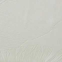 Voilage œillets (140 x 240 cm) Feuille Blanc