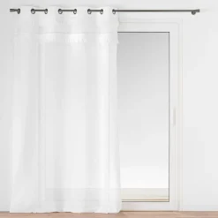 Voilage œillets (140 x 240 cm) Frangina Blanc