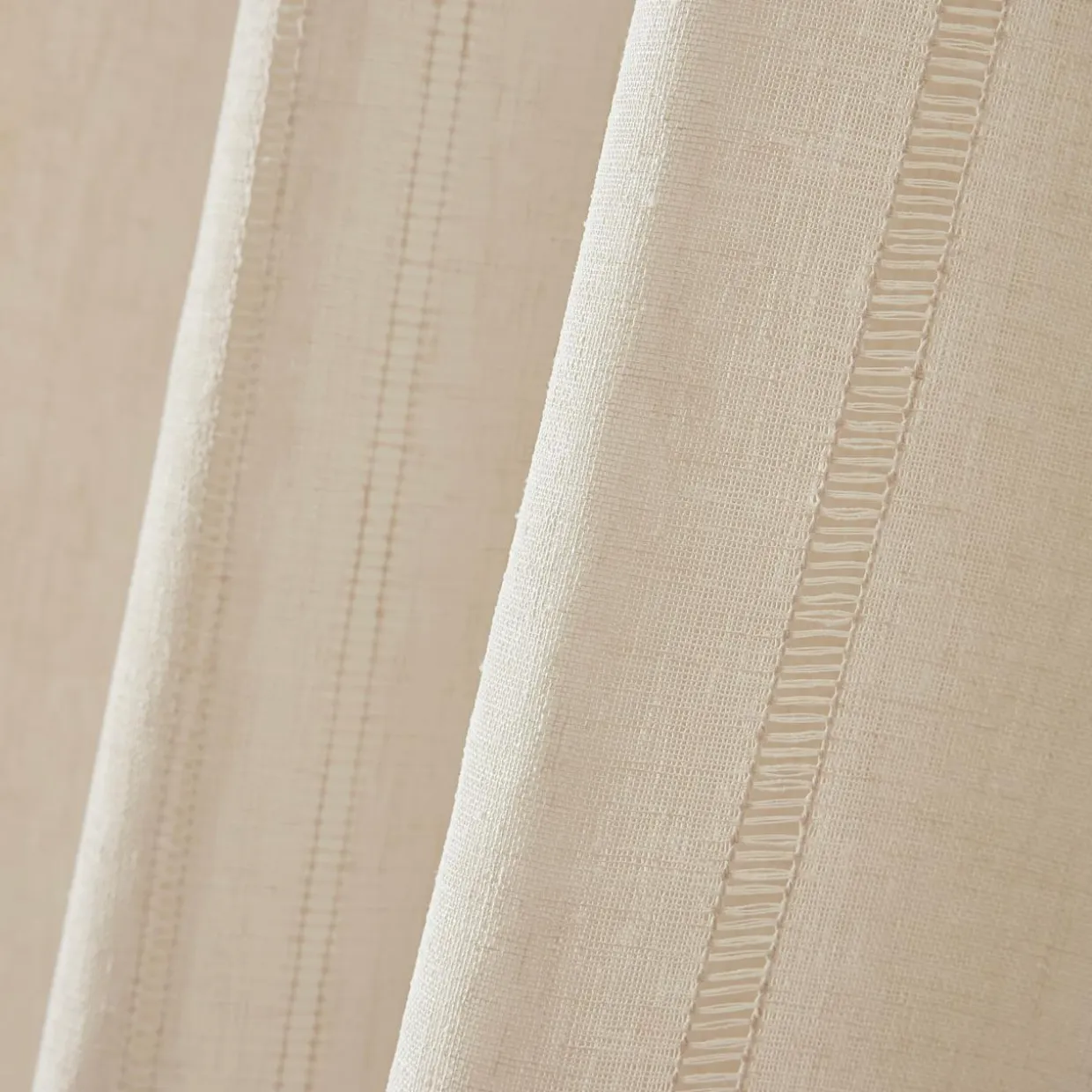 Voilage œillets (140 x 240 cm) Léontine Beige