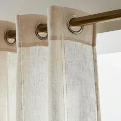 Voilage œillets (280 x 240 cm) Léontine Beige