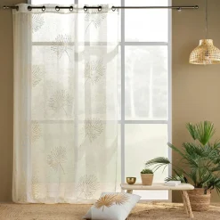Voilage œillets (140 x 240 cm) Lotus Beige