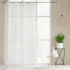 Voilage œillets (140 x 240 cm) Louxor Blanc