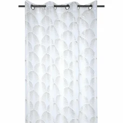 Voilage œillets (140 x 260 cm) Maldives Argent