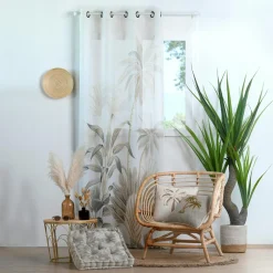 Voilage œillets (140 x 260 cm) Nehora Beige