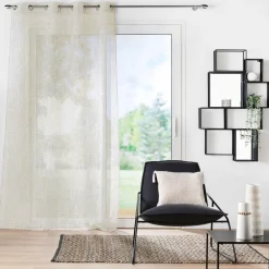 Voilage œillets (140 x 240 cm) Pandore Blanc