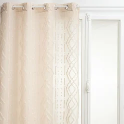 Voilage œillets (140 x 240 cm) Salma Beige