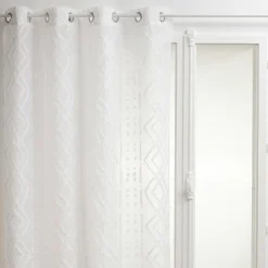 Voilage œillets (140 x 240 cm) Salma Blanc