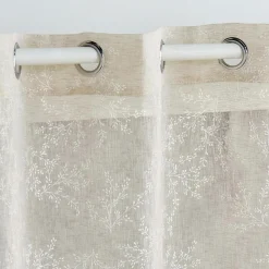 Voilage tissé (140 x 240 cm) Karla Taupe