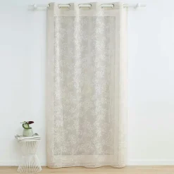 Voilage tissé (140 x 280 cm) Karla Taupe