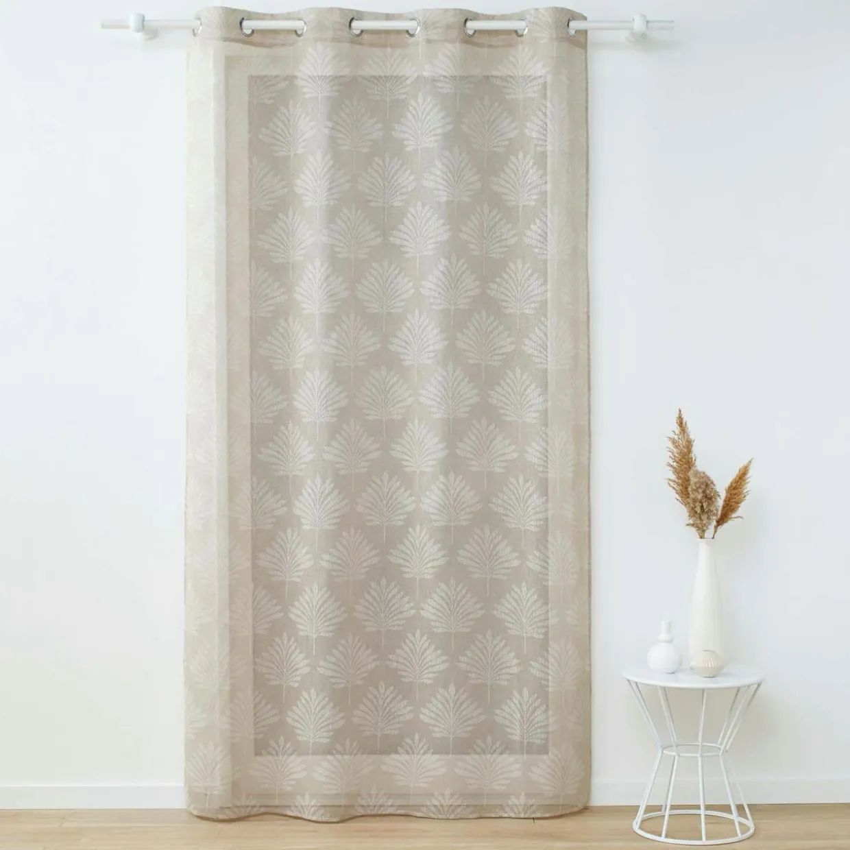 Voilage tissé (140 x 240 cm) Levita Taupe