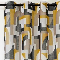 Voilage (145 x 280 cm) Antik Jaune moutarde