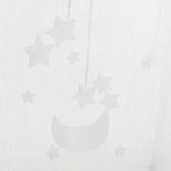 Voilage (140 x 240 cm) Etoiles Blanc