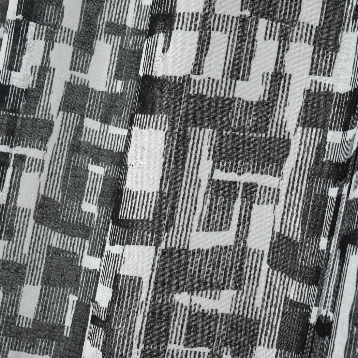 Voilage (140 x 260 cm) Linear Noir