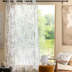 Voilage (140 x 240 cm) Roseris Gris